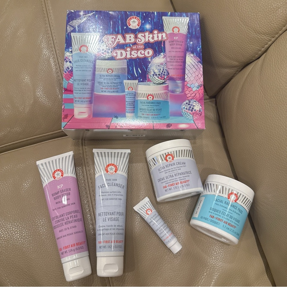 FAB (FIRST AID BEAUTY) Skincare Gift Set - New in Box